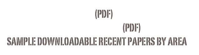 Full Publications List (PDF)
CV Without Publications List (PDF)
Sample downloadable recent papers by area